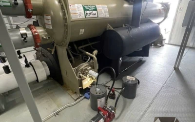 Bảo Dưỡng & Vệ Sinh Tẩy Cáu Cặn Bình Ngưng Chiller Chuyên Dụng